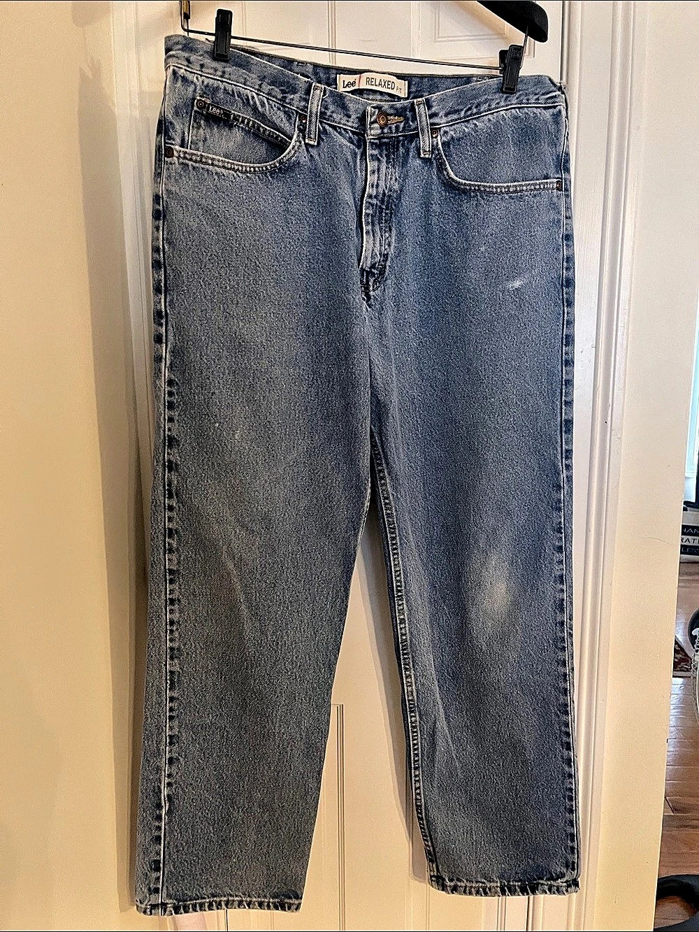 Lee Relaxed Fit Jeans Blue Waist 36 x 32